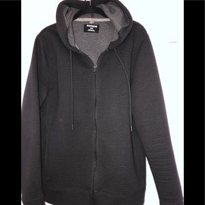 EXPRESS Full Zip Ottoman Hoodie